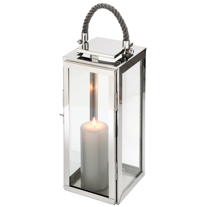 Lantern, 43cm H x 18cm W x 18cm W