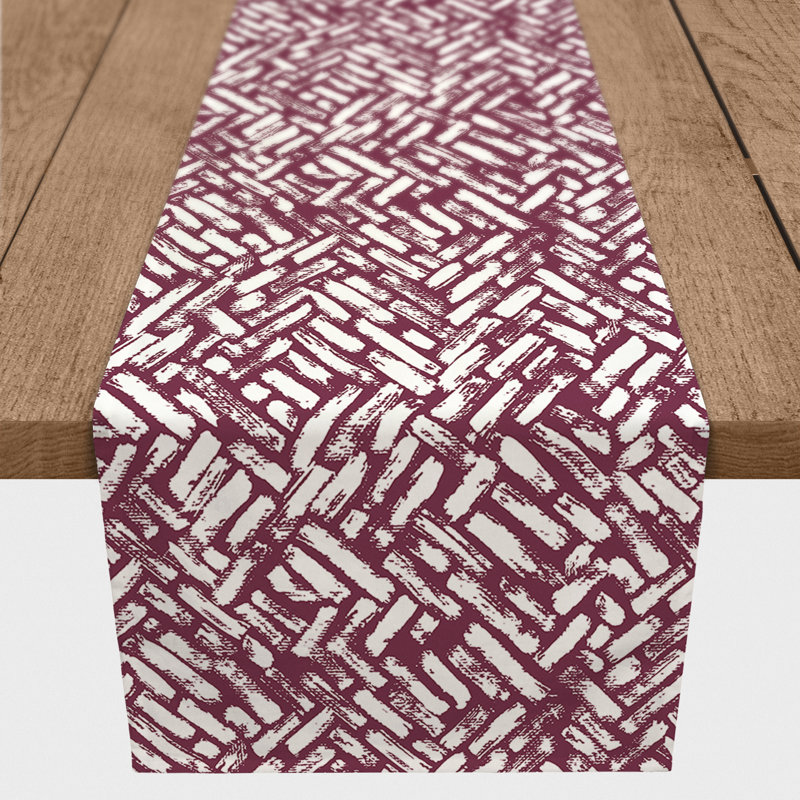 Chemin de table Cordairo, Mauve, 72 po x 16 po