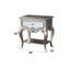 Table de chevet 1 tiroir en gris