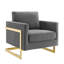 Fauteuil d'appoint en tissu Posse-663266829-663266822