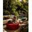Flute Outdoor Round Side Table-950716018