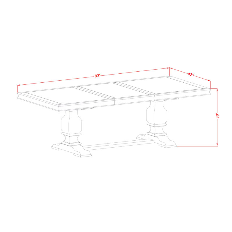 L'ensemble de table de cuisine 9 pièces comprend une table de salle à manger et 8 chaises de salle à manger en similicuir gris foncé avec dossier haut - finition noyer antique
