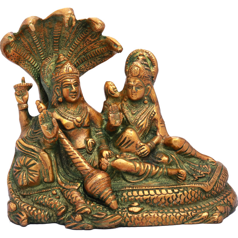 Statue de lord Vishnu et déesse Lakshmi