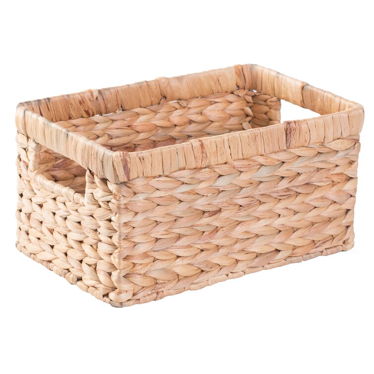 Small Wicker Baskets for Organizing Bathroom, Hyacinth Baskets