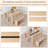 Space-Saving Wood Dining Table Set For 4, Dining Table Set With 2 Benches-1446748685-1446748687-1446748675