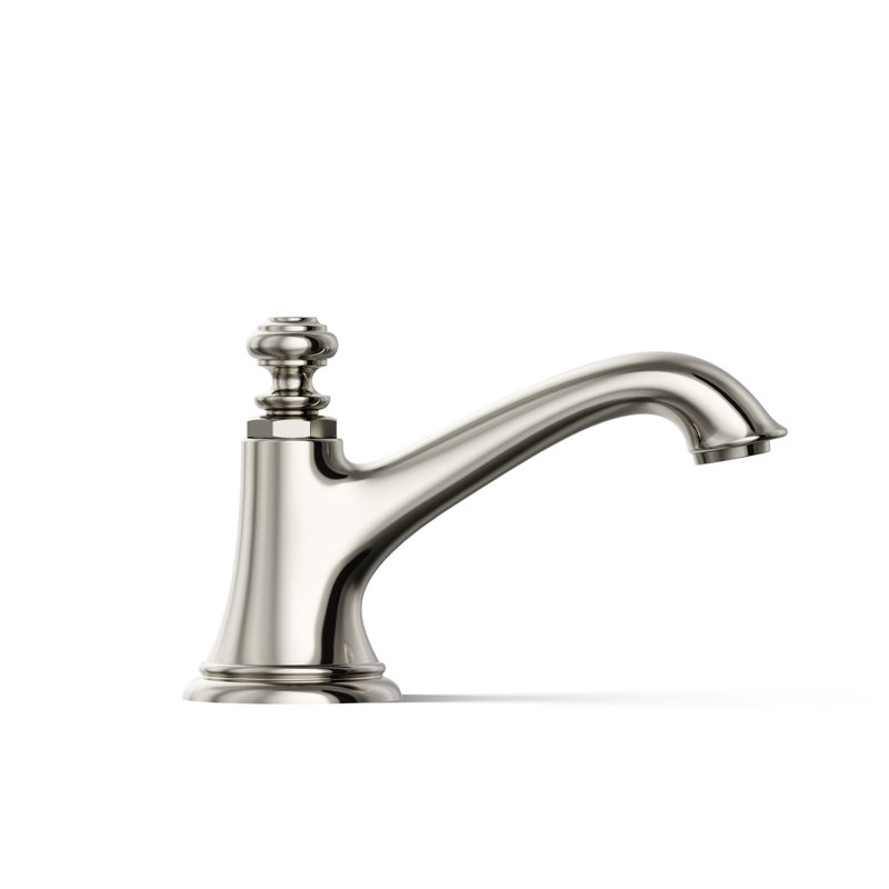 Artifacts Bathroom Sink Spout with Bell Design, Vibrant Polished Nickel