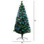 Sapin de Noël artificiel illuminé 6 pi Iliah - support inclus
