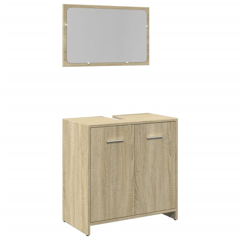 Bathroom Cabinet, Sonoma Oak