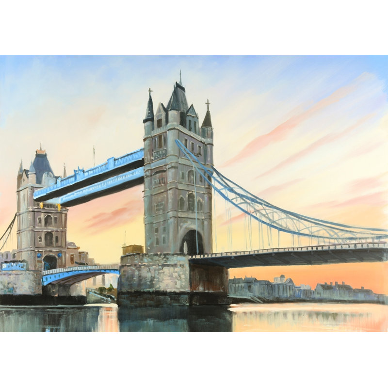 Sunset on the London Bridge - Office Architecture Door Mat