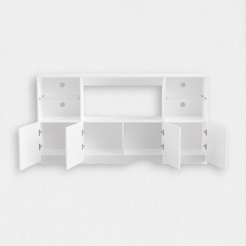 67'' Media Center, White