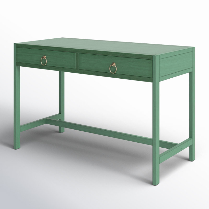 Esther 2 Drawer Desk, Turquoise