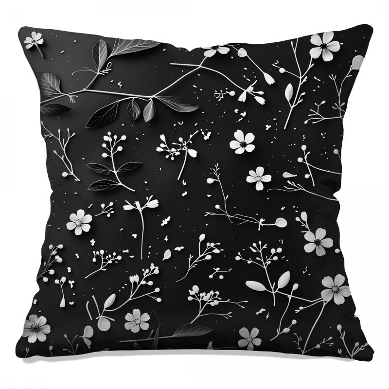 Coussin Floral, 20 x 20 inches
