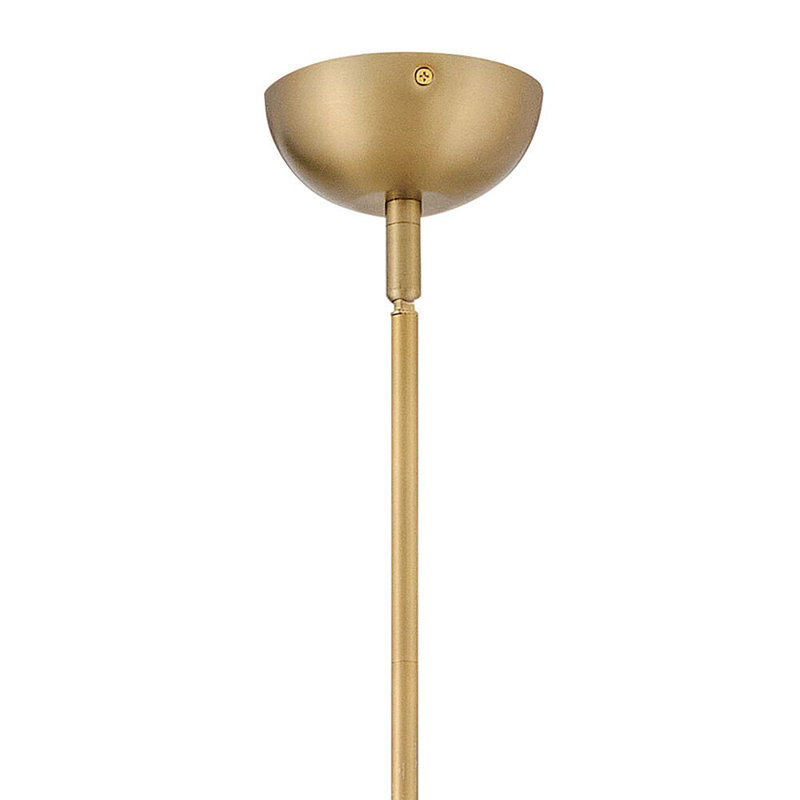 Hinkley Altman Chandelier, Lacquered Brass