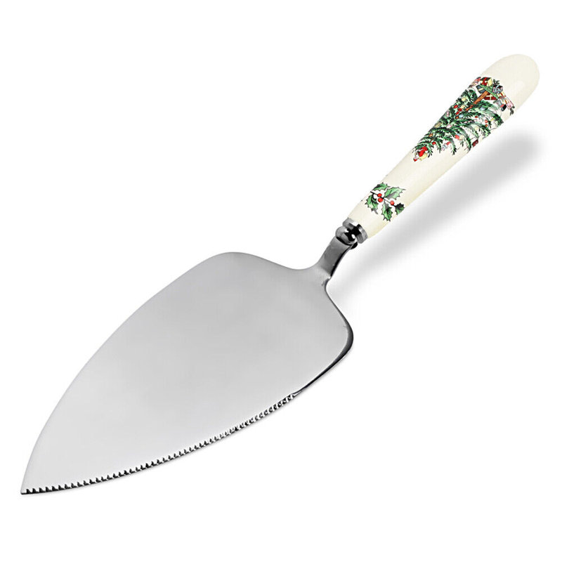 Spode Christmas Tree Cake Knife/Server 10"