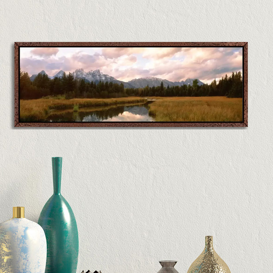 Grand Teton National Park WY USA - Panoramic Print on Canvas