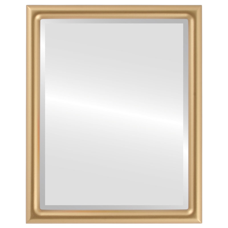 Rowles Rectangle Mirror, 17.375" x 13.375", Gold Spray