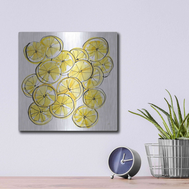 «Cut Lemons III» par Chris Paschke, H 12 po x l 12 po