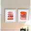 «Tuscan Sunset I», ensemble de 2 reproductions d'art sur papier encadrées