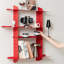 Cubby Shelves Iron Wall Mounted Shelves, Modern Decor Display Shelf for Bedroom, Bathroom, Kitchen, Living Room