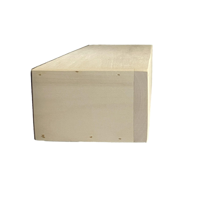 Arthenia Floating Shelf, 4" H x 30" W x 6.25" D, Unfinished