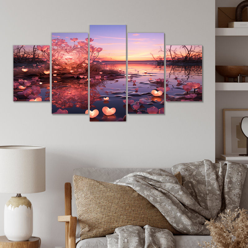 «Dreamy Sky Horizon», art mural multi-panneaux