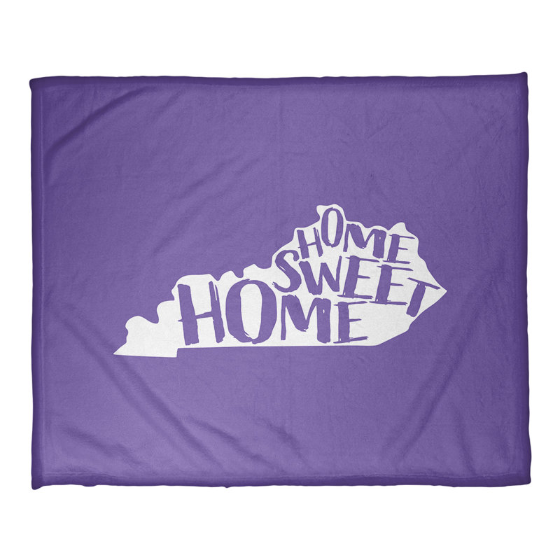 Jeté polaire kentucky, l 52,5 po x L 62,5 po, Mauve