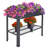 Pinero Galvanized Steel Raised Garden Bed Set of 2 - Dark Gray-1913564733-1922865050