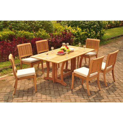 Warwick Outdoor 7 - Piece Teak Dining Set