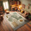 Machine Printed 152cm X 76cm Area Rug