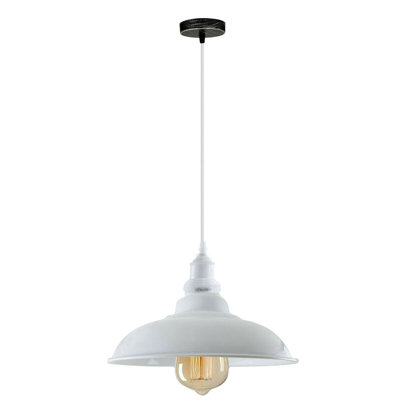 Circleville 1 - Light White Single Pendant