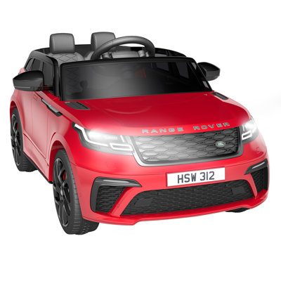 Voiture électrique VUS pour enfants avec batterie 12 V 4,5 Ah, double moteur, 4 roues, tout-terrain, style VUS, pour garçons et filles, pour s'amuser à l'extérieur, rouge