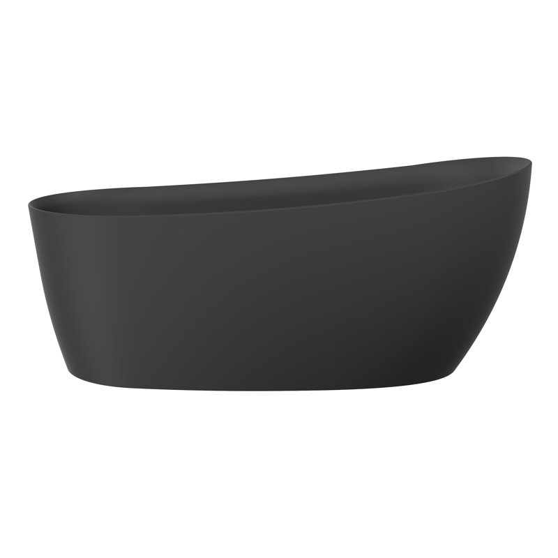 Blackowl 68'' x 32'' Freestanding Soaking Bathtub