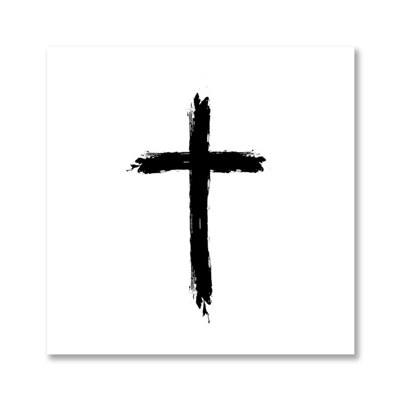 Faith Print, 55" H x 55" W, Metal