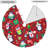 Abstract Polyester Blend Tree Skirt