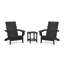 POLYWOOD by AllModern Outdoor Adirondack Chair With Table-860548770