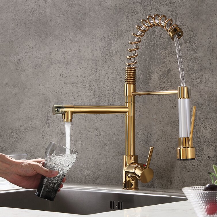 Homary Pull Down Kitchen Faucet