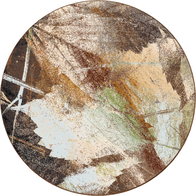 Feuilles pressées, Rond 7 pi 7 po