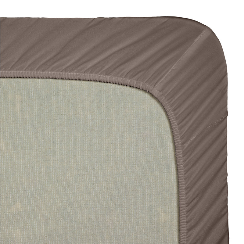  Drap-housse à densité du tissage de 1800 fils, Drap-housse grand, Brun