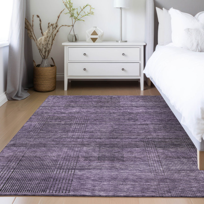 Tapis intérieur / extérieur Malchow avec envers antidérapant, Rectangle 8 pi x 10 pi