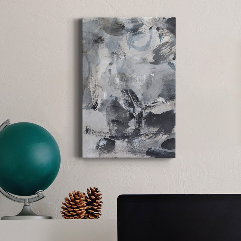 «Black & White Mix I», reproduction sur toile tendue, H 18 po x l 12 po x P 1 po