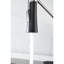 Robinet de lavabo utilitaire noir mat en nickel brossé, extractible avec distributeur de savon, robinet de cuisine à débit de 1,8 gallon par minute en métal, distributeur pour un trou