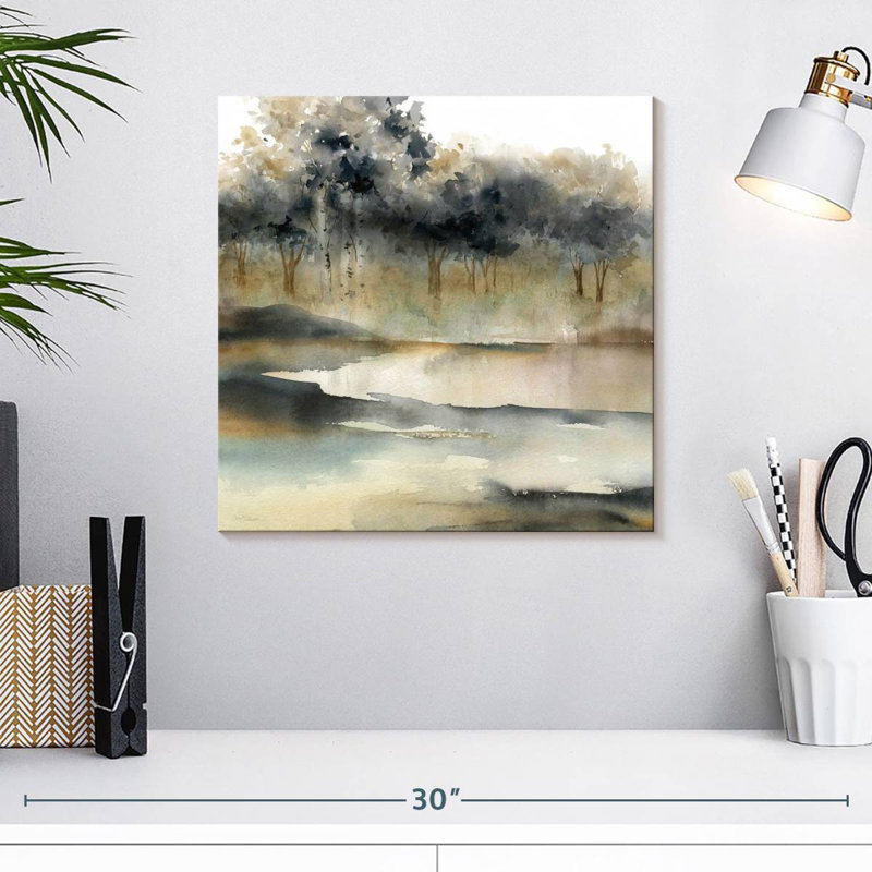 Silent Waters I, 16" H x 16" W