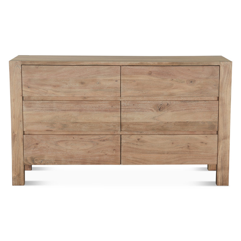 Commode Mesa en acacia brossé 60 po