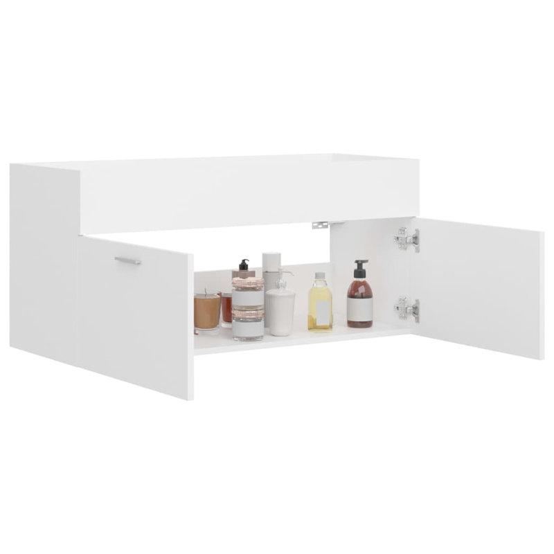 Eliorah Bathroom Cabinet, White