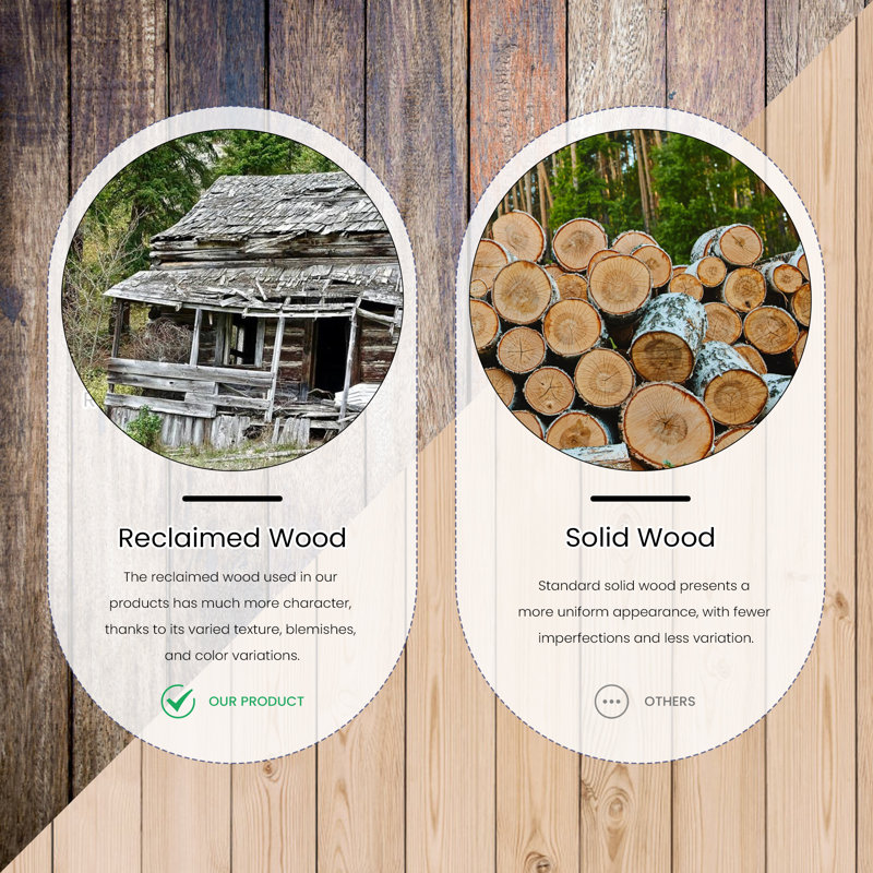 60" Narrow Natural Brown Solid Wood Console Table, Brown