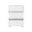 White 3-drawer Rolling File Cabinet With Smooth Glide Wheels