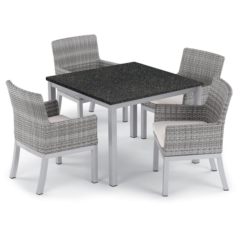 Argento Outdoor Dining Chair, Eggshell White