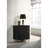 3-drawer Nightstand Black