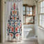 Rideau de douche 1 pièce Scandi Festive-760335011