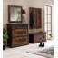 Rivero 12 Pair Solid Wood Shoe Storage Cabinet